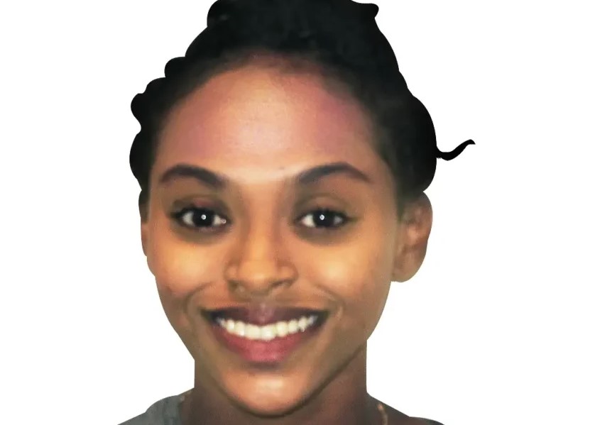 Patient smile after orthodontic treatment